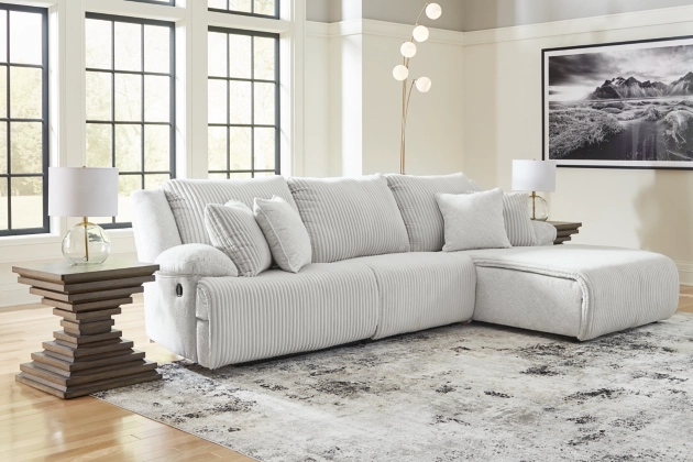 Top Tier 3-Piece Sectional Sofa Chaise Alloy - Image 2