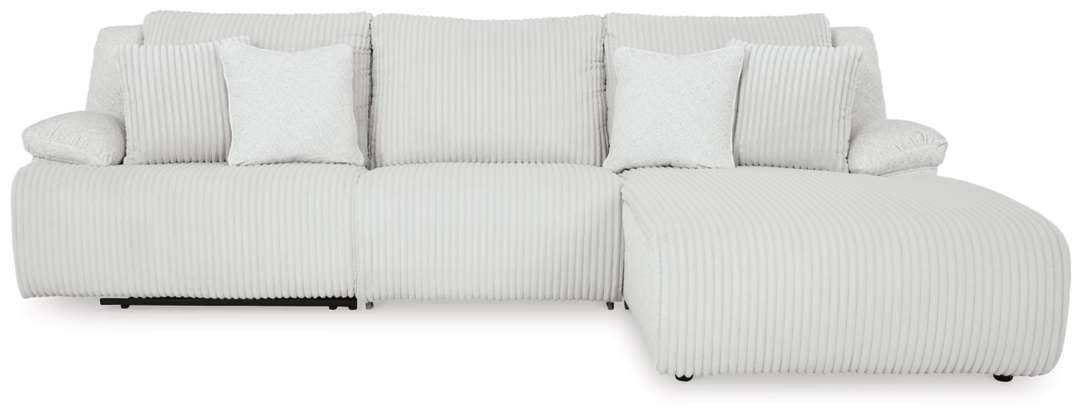 Top Tier 3-Piece Sectional Sofa Chaise Alloy - Image 4