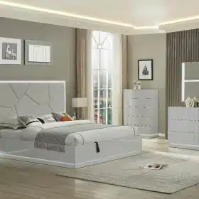 BEDROOM SET (GREY)