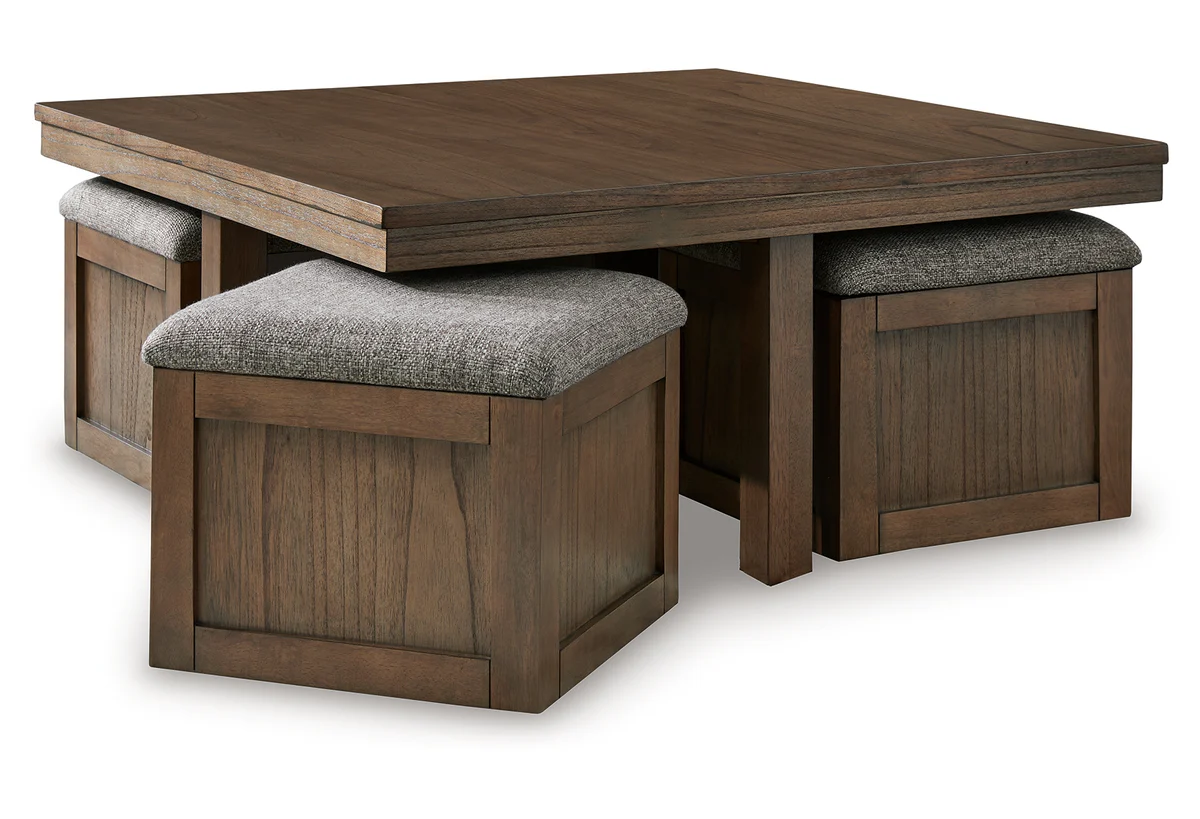 Boardernest Coffee Table with 4 Stools - Image 4