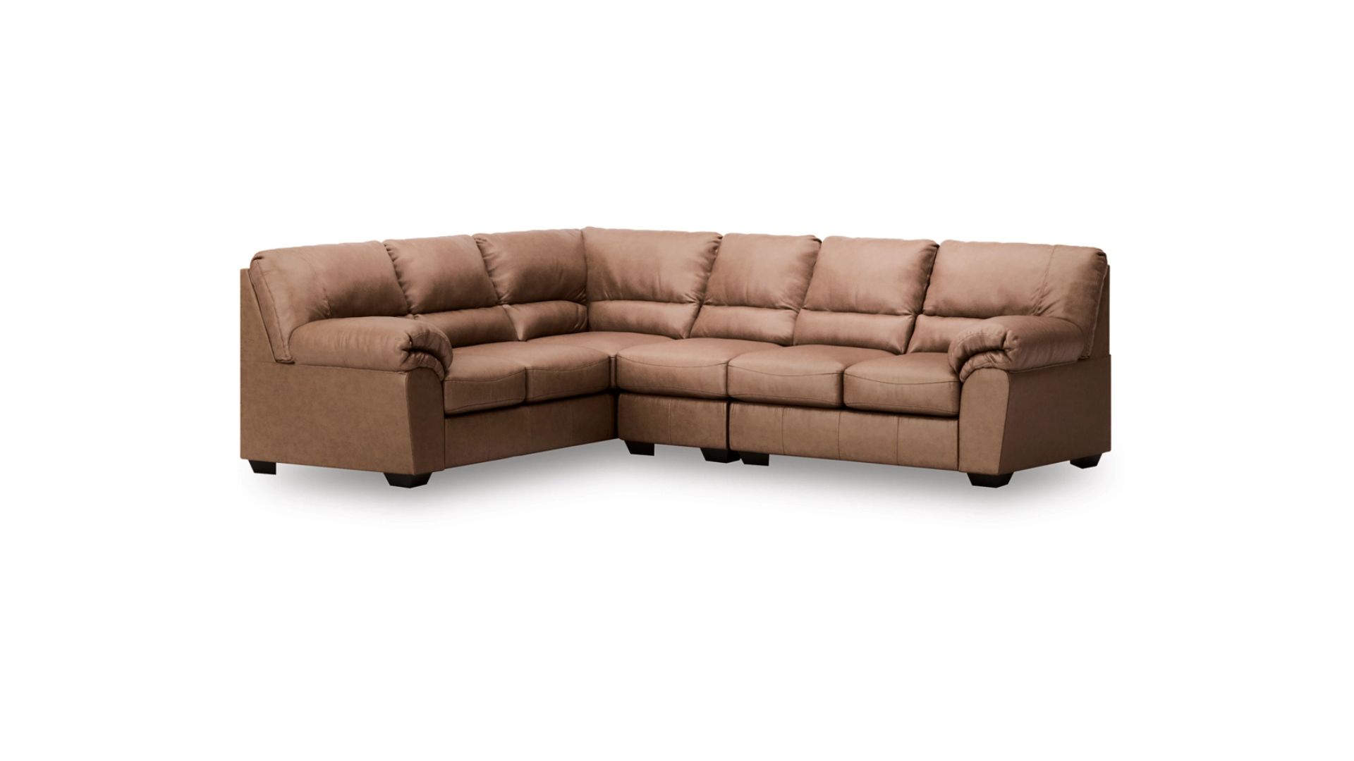 WillowBend 3 Piece Sectional Caramel