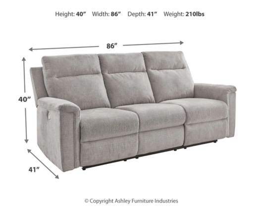 Barnsana Reclining Power Sofa - Image 11