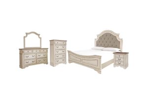Realyn Queen Upholstered Panel Bedroom Set