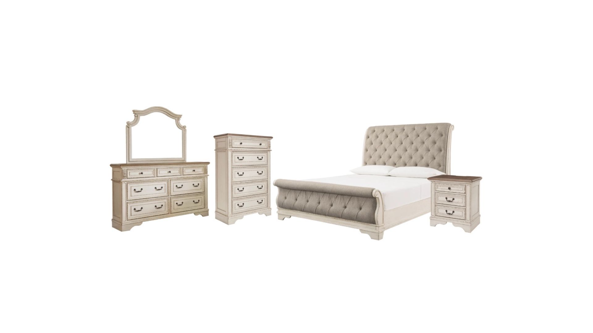 Realyn Queen Sleigh Bedroom Set