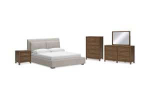 Cabalynn King Upholstered Bedroom Set