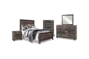 Wynnlow Queen Crossbuck Panel Bedroom Set