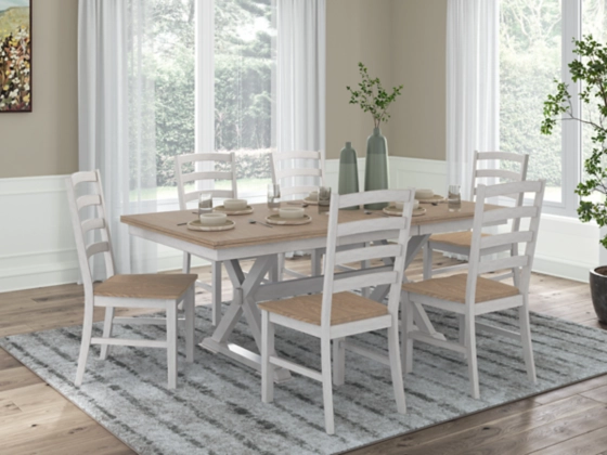 Purlaney Dining Table and 6 Chairs - Image 2