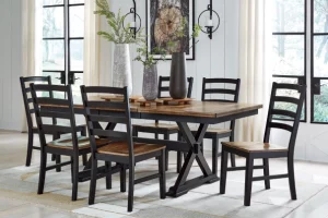 Alternative view of Wildenauer Dining Table and 6 Chairs