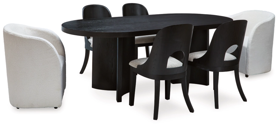 Rowanbeck Dining Table and 6 Chairs - Image 7