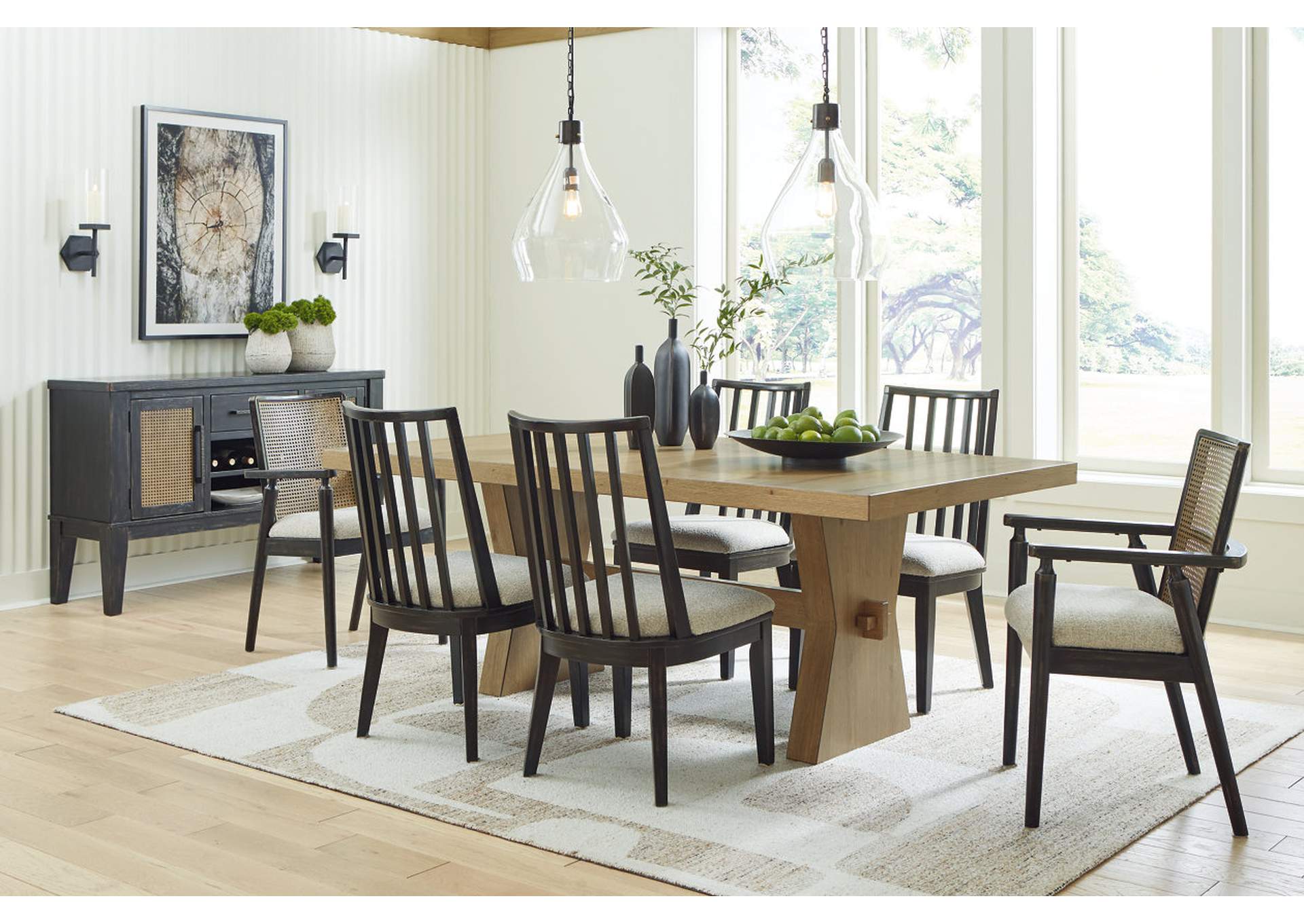 Galliden Dining Table and 6 Chairs - Image 2