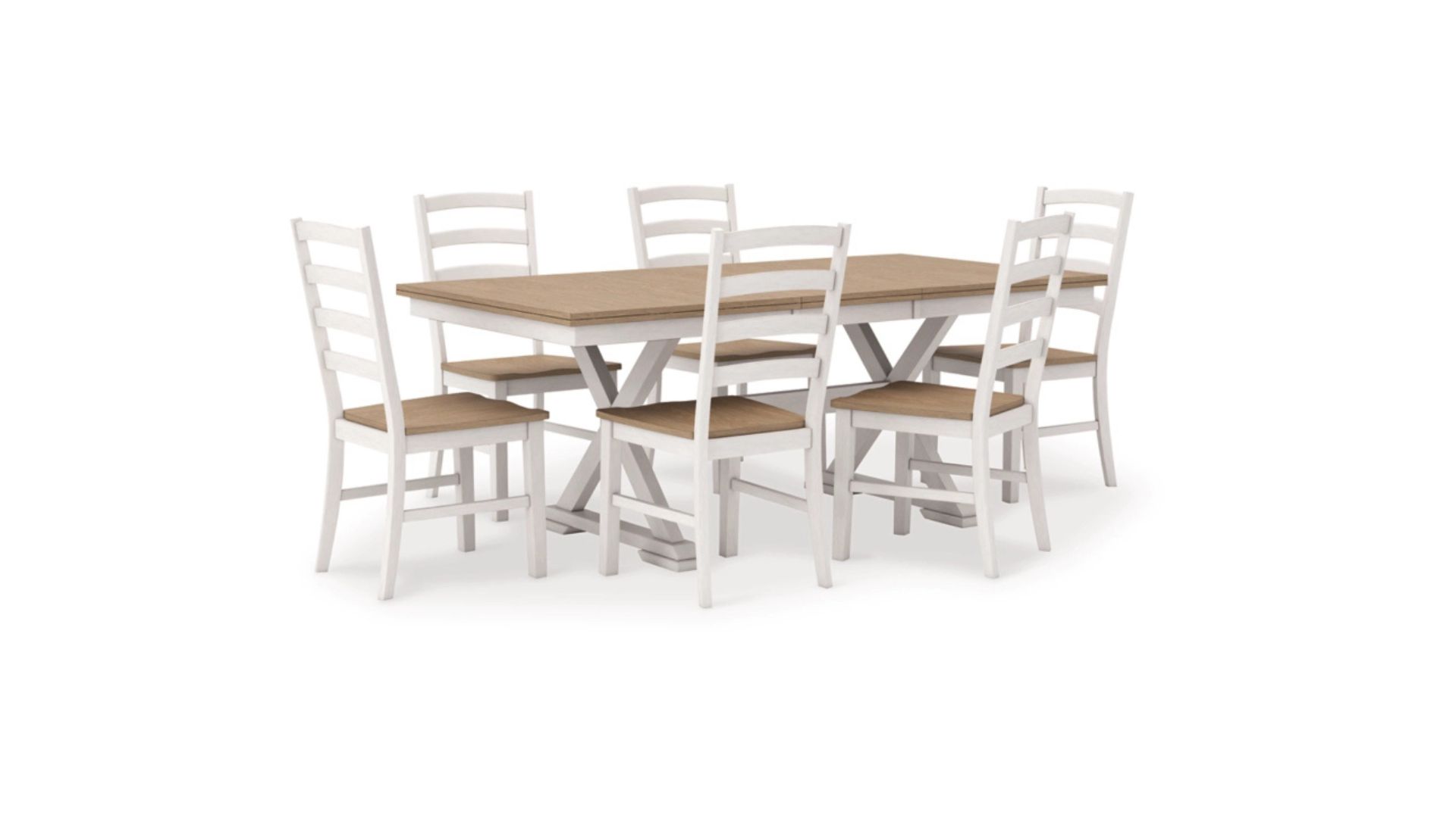 Purlaney Dining Table and 6 Chairs